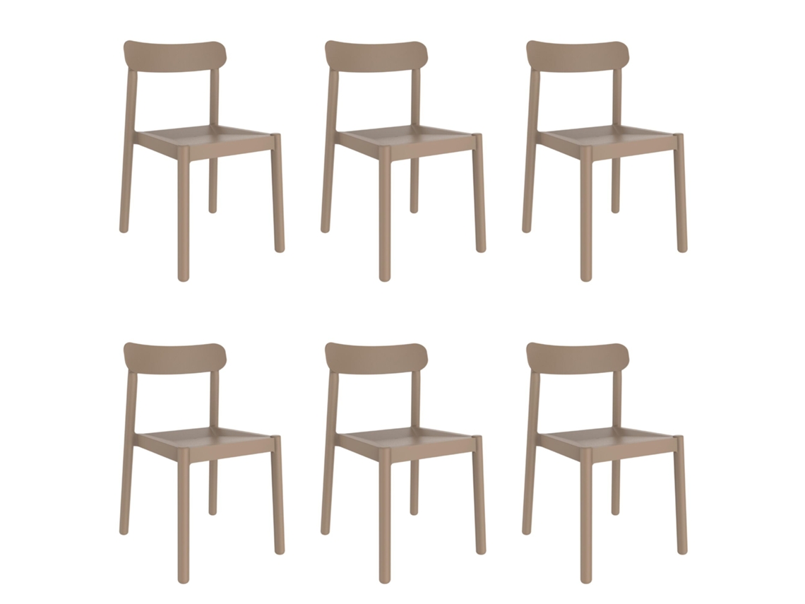 GARBAR ELBA Set 6 Silla Interior Exterior Arena