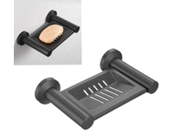 Jabonera de acero inoxidable 304 con orificio de drenaje para cocina, baño y ducha.