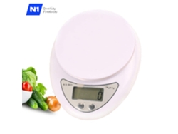 Báscula de cocina digital mini multifuncional Nicecee para uso doméstico, 11 libras x 0,04 onzas