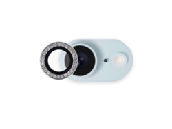 Cubre Objetivo Brillo Plata Para Iphone 17e