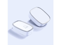 Timbre Inalámbrico Impermeable Para Exteriores, Con 2 Transmisores Y 2 Receptores, Y Luz Led Intermitente. Brilvibera_ptg