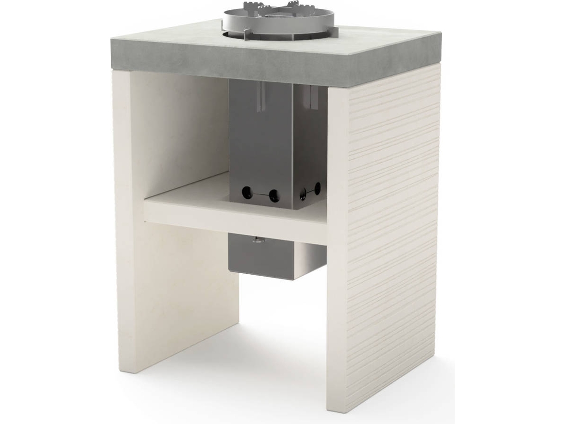Módulo para Barbacoa TUOZI Venit Rocket 59 (Blanco, Gris - 59x47x77cm)