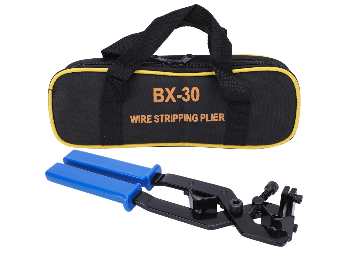 Herramienta Manual Multifuncional Bx-30: Pelacables, Crimpadora, Alicates De Crimpado Y Cortador