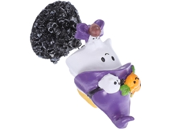 Figura De Fantasma De Resina Para Halloween, Mini Decoración Adorable Y Tambaleante Para Escritorio.