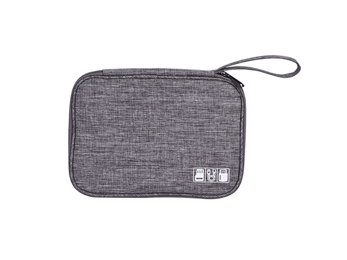 Estuche Organizador Multifuncional Para Accesorios Electrónicos Con Material Catiónico Y Compartimentos Multicapa.
