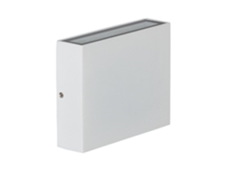 Aplique De Pared Exterior Led 6w Cct Iluminación Doble Cara Cuadrado Luming Ii Branco