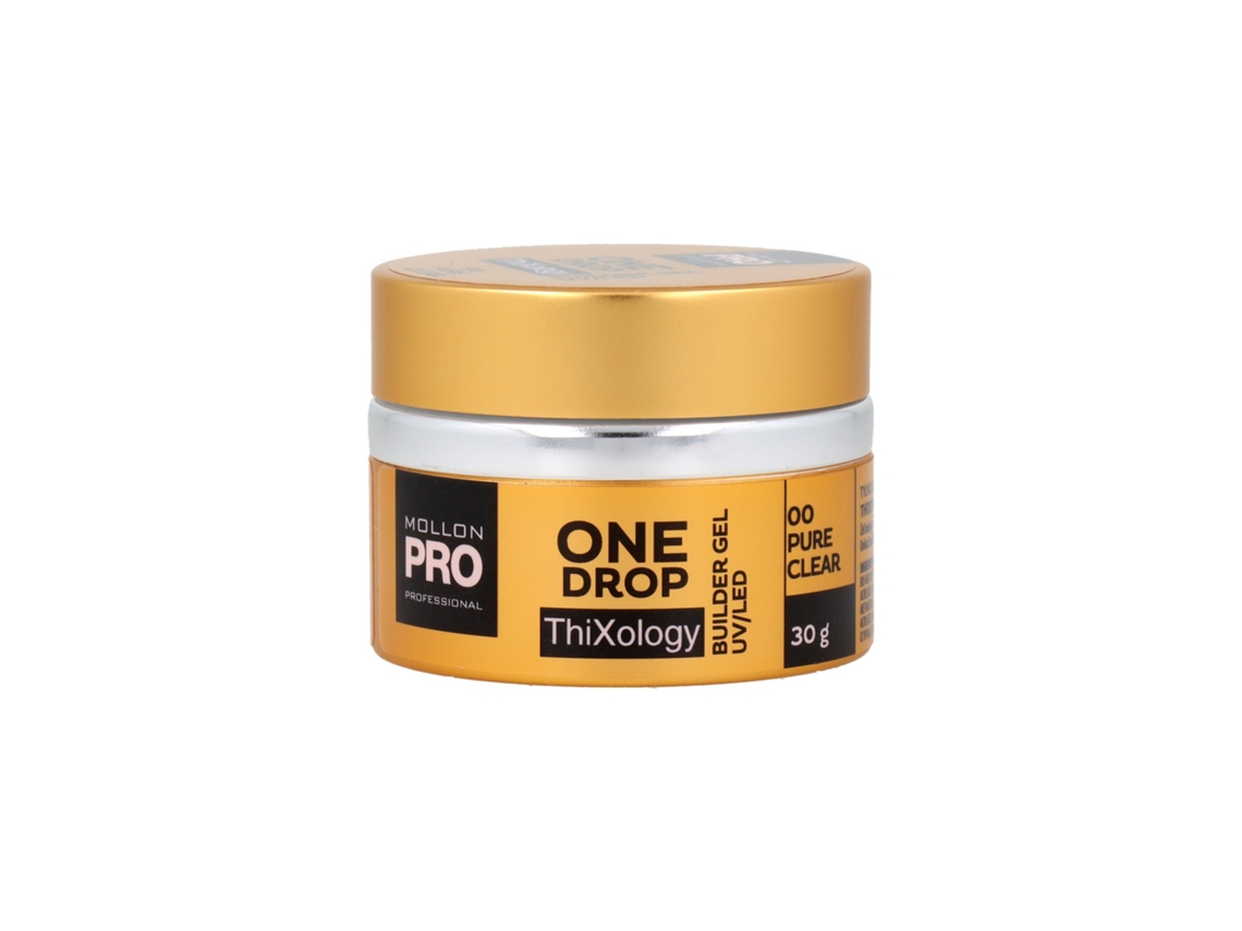 Gel tixotrópico One Drop 00 Pure Clear 30 g MOLLON PRO PROFESSIONAL