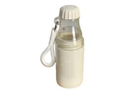 Botella De Agua Portátil Con Cordón, Desmontable, A Prueba De Fugas, 500 Ml, Beige.
