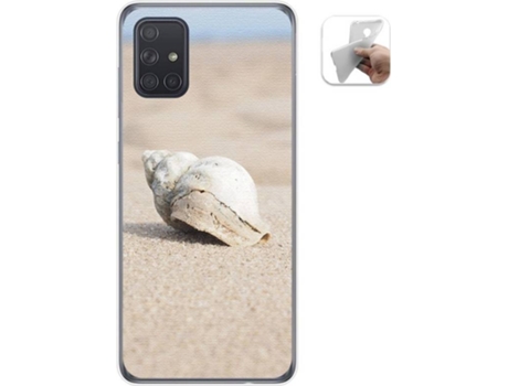 Carcasa Samsung Galaxy A71 TUMUNDOSMARTPHONE Concha Multicolor