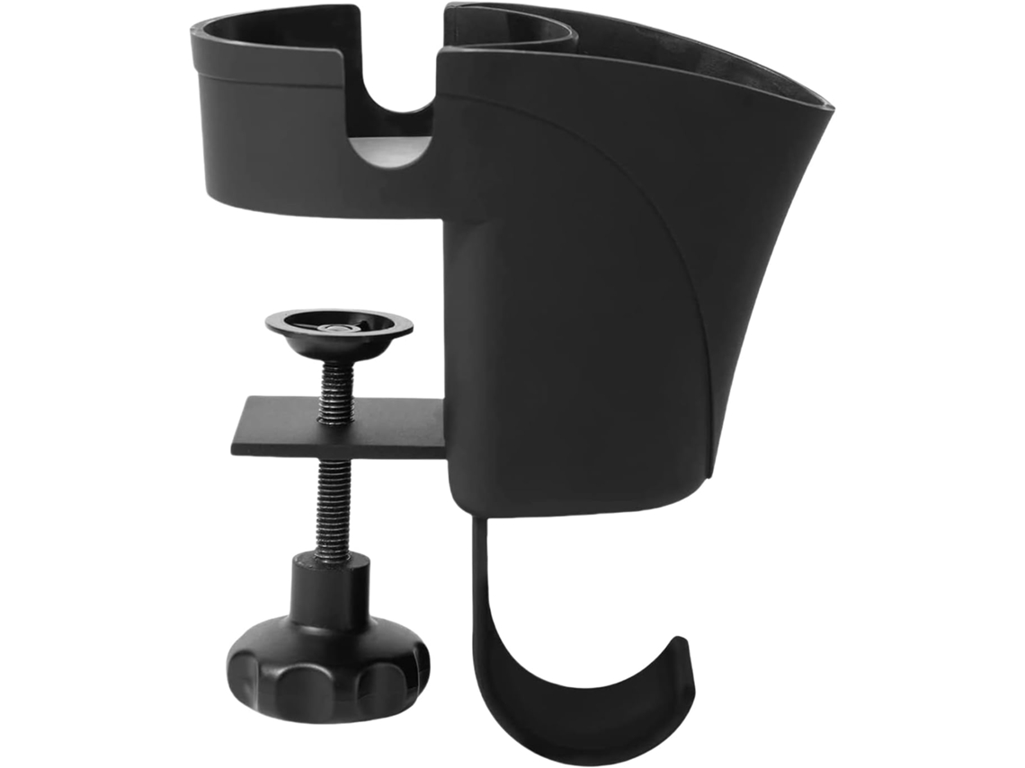 Soporte Para Casco Sin Taladrar Con Portavasos Y Bandeja Para Bolígrafos