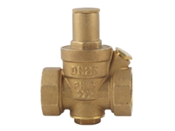 Válvula Reguladora De Presión De Agua De Latón Ajustable Con Rosca Dn25 De 1".