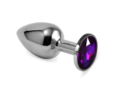 Plug Anal En Espiral Rosebud Con Joya Púrpura LOVETOY