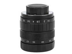 Lente C Mount 50mm F1.4, Lente De Foco Fixo Manual, Lente De Grande Abertura Para Câmera