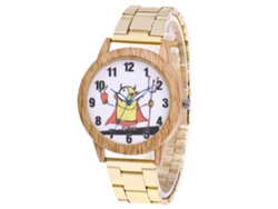 Reloj De Pulsera Redondo Zhoulianfa, Diseño Moderno, Brazalete De Acero Inoxidable, Movimiento De Cuarzo.