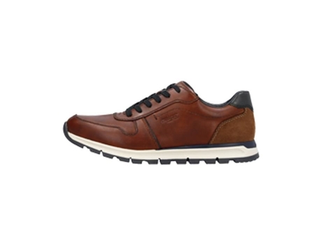 Zapatillas de Hombre RIEKER Clarino Piel Marrón (45)