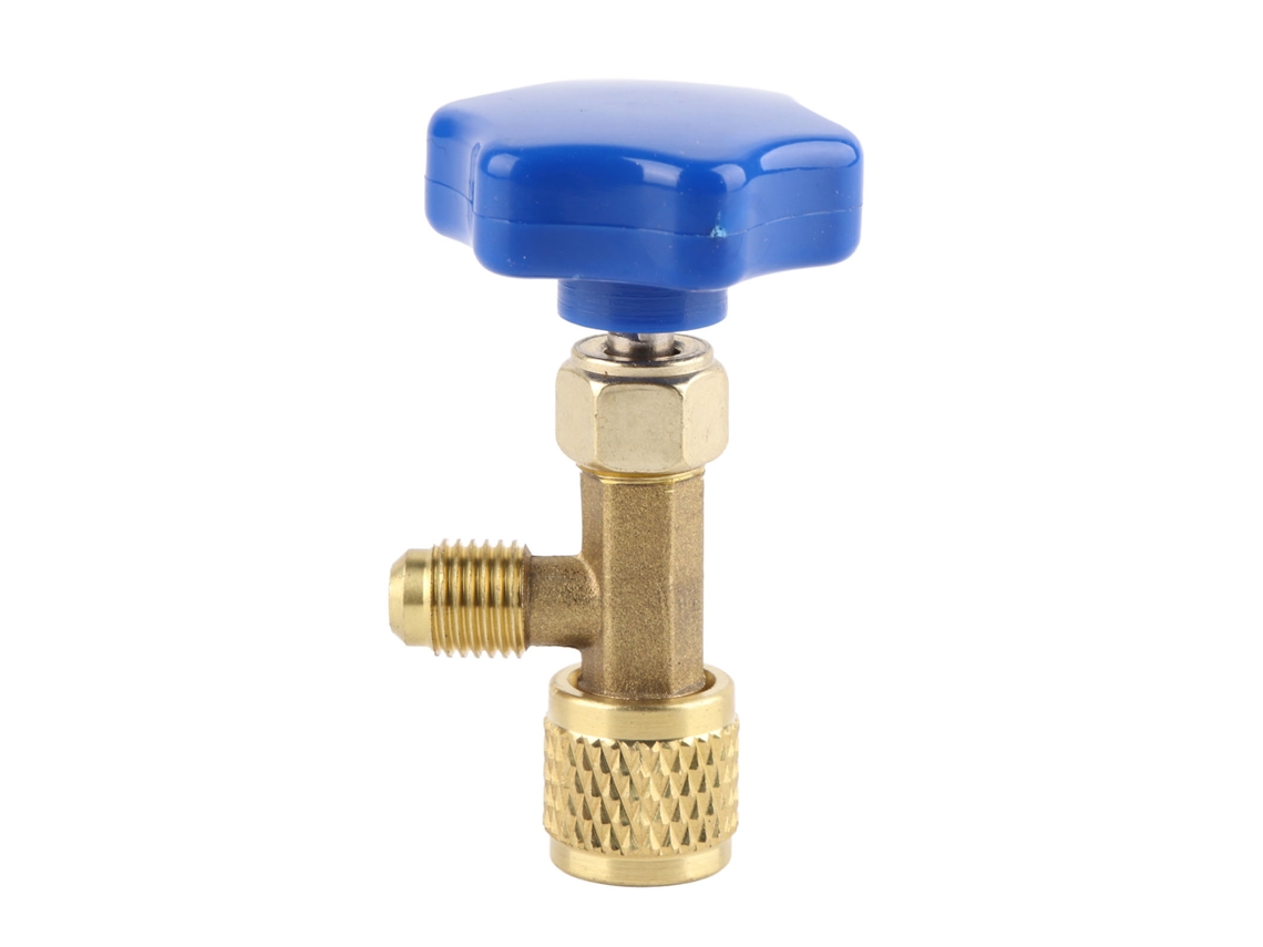 2026 Store-válvula De Seguridad De Refrigerante Universal De Latón 1cm Para Aire Acondicionado Hogar Amarillo