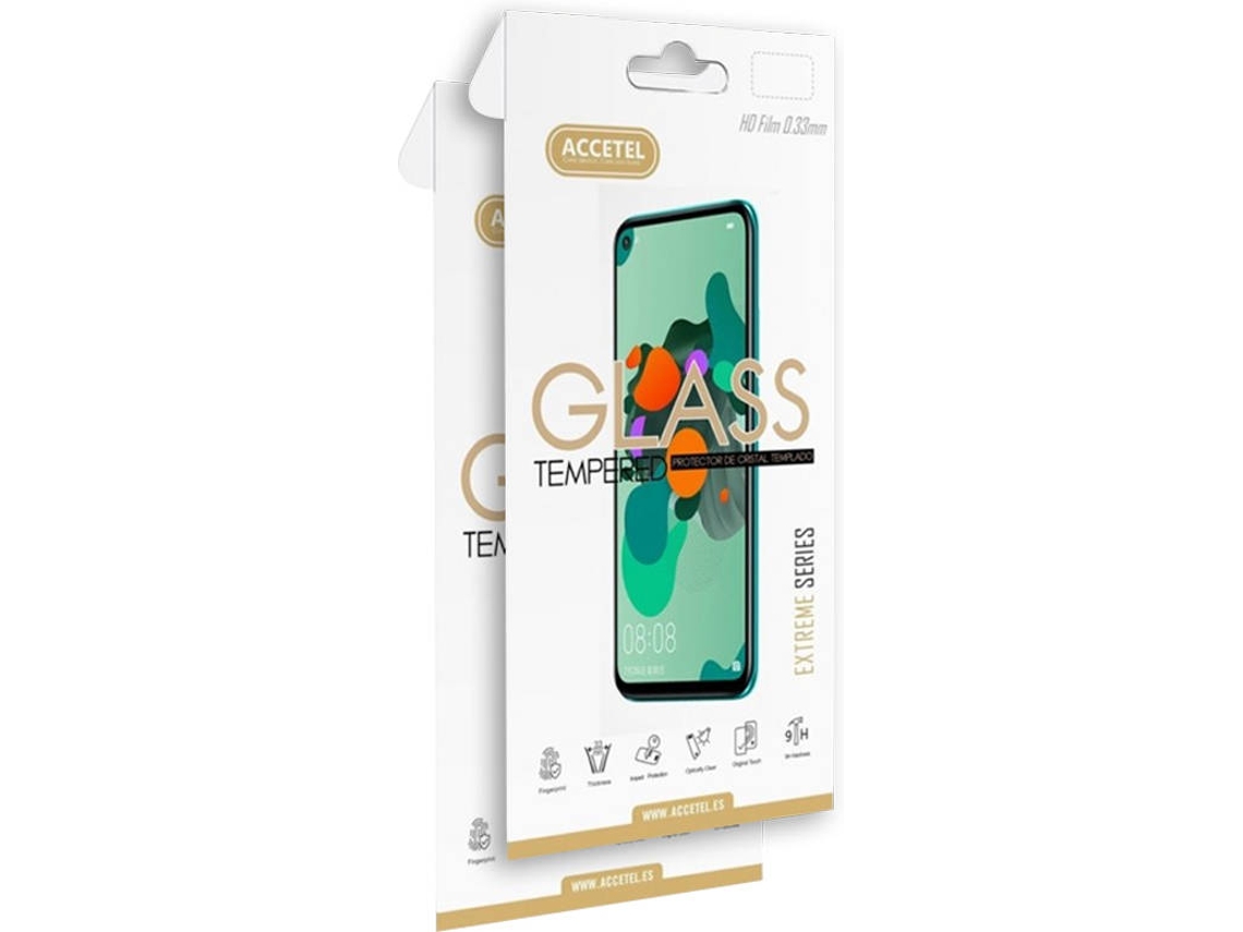 Kit Protectores 2 Unidades Cristal Templado Alcatel 1X 2019 Accetel 2.5D Transparente