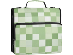 Besportble Organizador De Claro Y Blanco Con Asa Impermeable Para Estudiantes De Nivel Intermedio Y Alto Re...