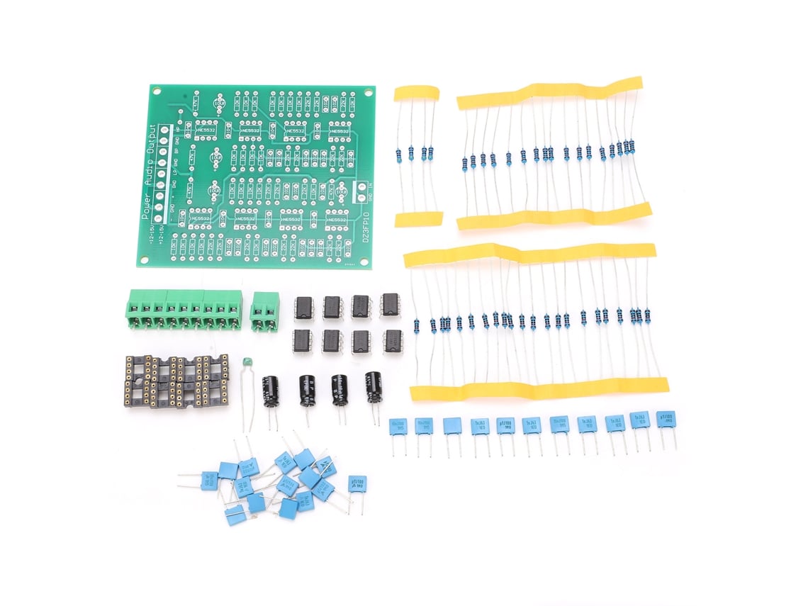 Kit Diy De Módulo Preamplificador 3 Canales Con Op Amp Ne5532, 9-15v Dc, -24db Oct