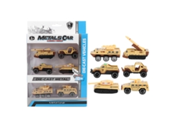 6 Piezas De Maquetas De Coches De Ingeniería A Escala 1:64, Juguete De Metal De Aleación Para Niños, Estilo E, Color Amarillo.