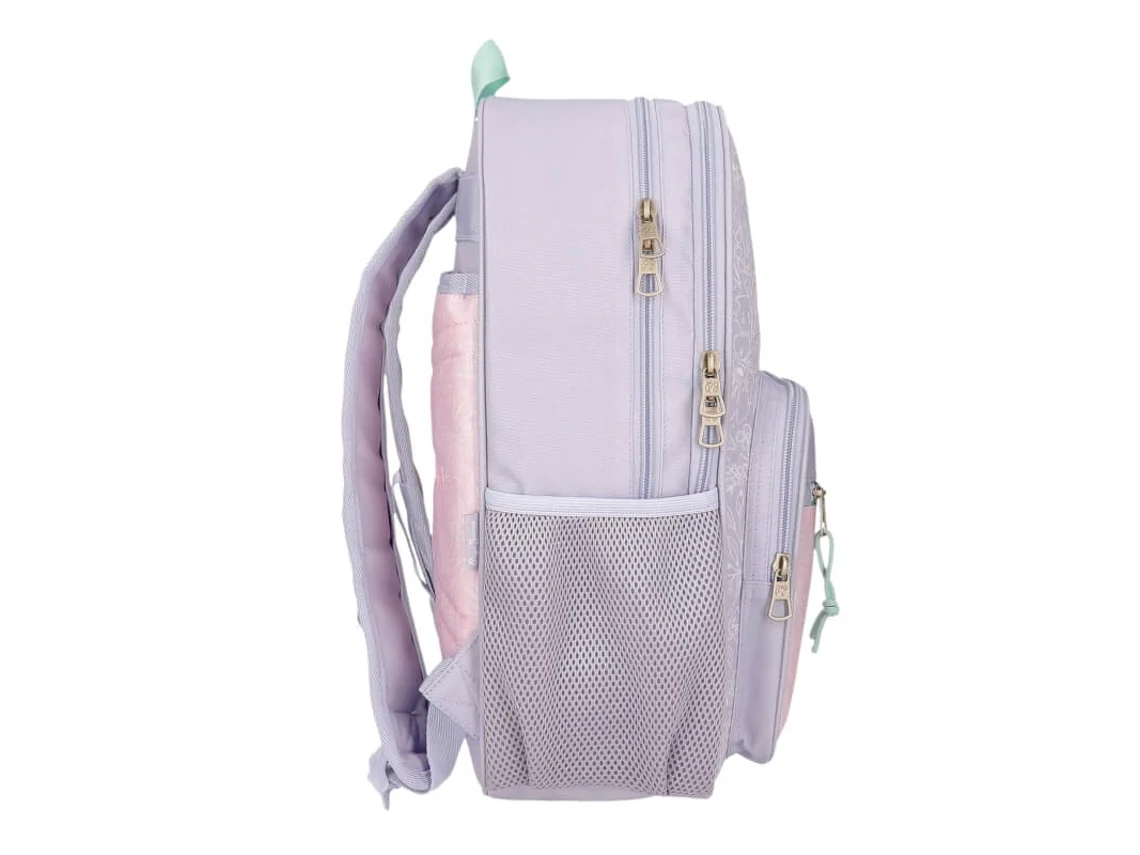 Mochila Escolar Renata Adaptable Lila Poliéster Pepe Jeans