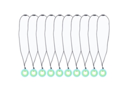 Cadena sensorial masticable para niños, juguete de silicona para masticar, collar para los dientes de bebé.