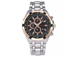 Reloj De Pulsera Para Hombre De Aleación Con Dial Redondo Analógico Cuarzo