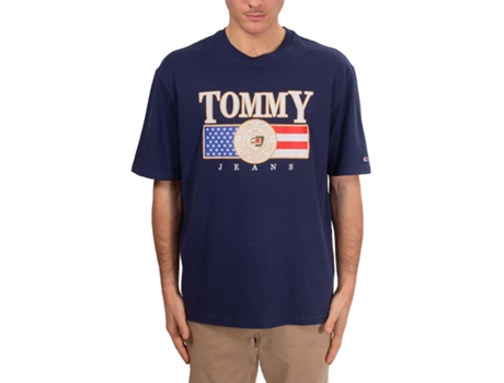 Camiseta de Hombre TOMMY JEANS Azul (XL)