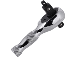 Llave de carraca reversible de liberación rápida, 1/4", 3/8", 1/2", 72 dientes para reparaciones de automóviles.