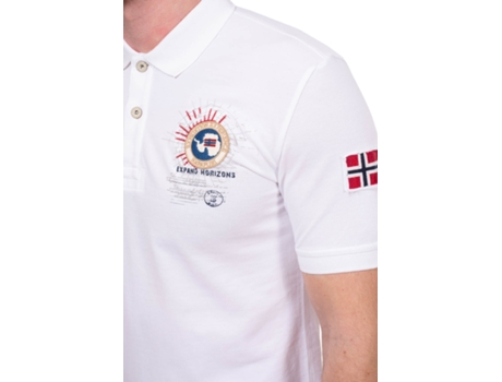Polo de Hombre NAPAPIJRI Algodón Blanco (S)