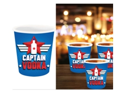 Pack de 3 Chupitos Capitán Vodka de 5x6 cm