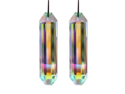 Prismas de cristal largos con efecto arcoíris, amplia gama de aplicaciones, herramienta para crear efecto arcoíris en casa.