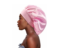 Gorro Grande De Satén, Pañuelo De Seda Para Dormir, Gorro Elástico Suave, Gorros Grandes