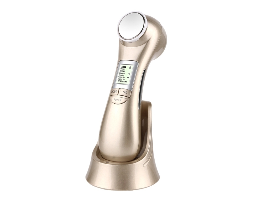 (oro) Piel Ems Mesoterapia Electroporación Radiofrecuencia Facial Led Fotón