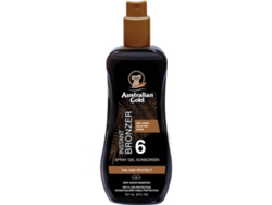 Protector Solar AUSTRALIAN GOLD Instant Bronzer Spray Gel SPF 6 (237 ml)
