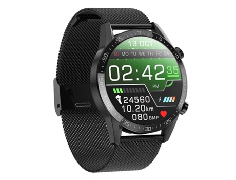 Reloj conectado para hombres IP68 Sports Inteligente Smart Watch para iOS Android (negro) VEANXIN