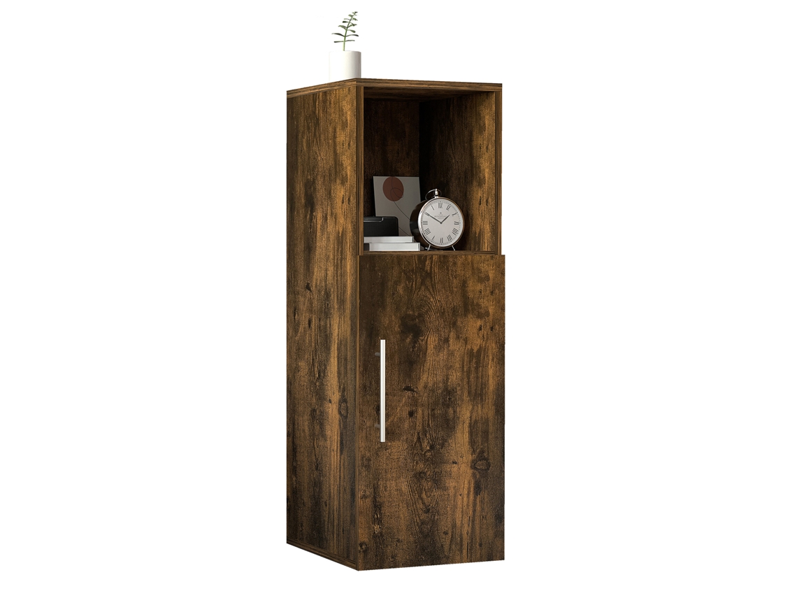 Mesita de noche Dimensiones aproximadas Puerta giratoria Vcm Marrón (l)