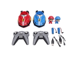 Coche De Choque Con Control Remoto Recargable Y Personajes Para Niños Y Bebés.