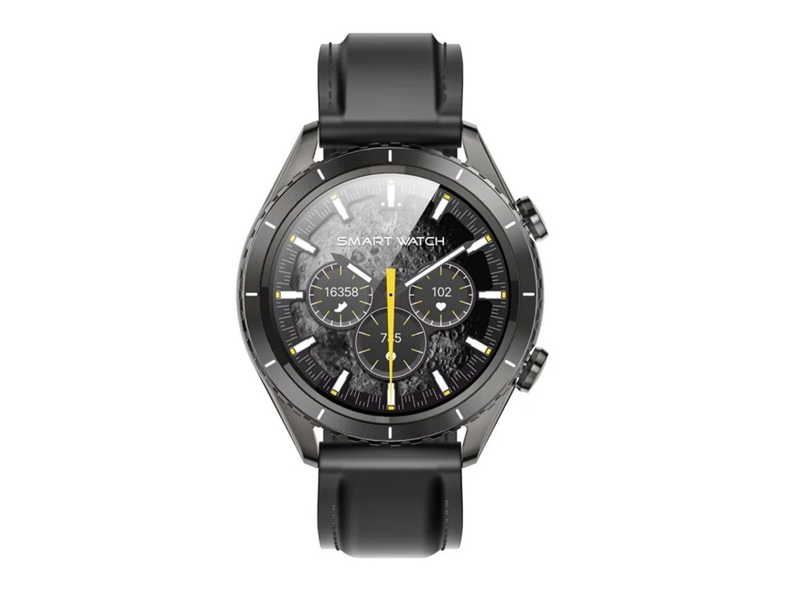 Reloj inteligente con pantalla AMOLED grande de 1,43 pulgadas, GPT Chat, IP68 para exteriores, con certificación Yizhood Women's Health (negro)