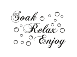 Adhesivo de pared Baok-sticker para relajarse y disfrutar, decorativo para sala de estar y dormitorio, mural de fondo