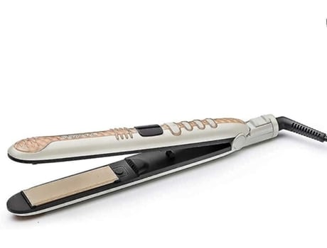 Plancha de pelo LED con pantalla digital Ajuste de temperatura TemperaturaBlanco Bisbisous AUJEZON