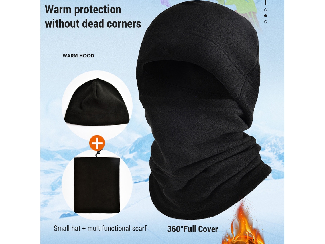 2026-mascarilla Facial Caliente De Polar Para Ciclismo Al Aire Libre En Invierno, Gorro Bufanda Para Esquí, Calentador De Cuello De Fleece