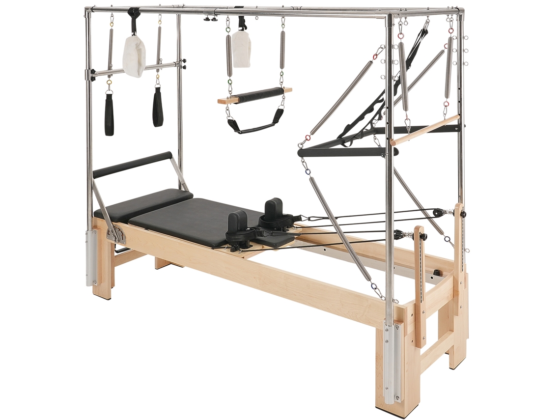 Máquina de Pilates Reformer de Madera Succebuy, Equipo de Pilates, 240x86x213 cm