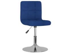 Maison Exclusive - Sillas De Comedor Giratorias 4 Unidades Tela Azul