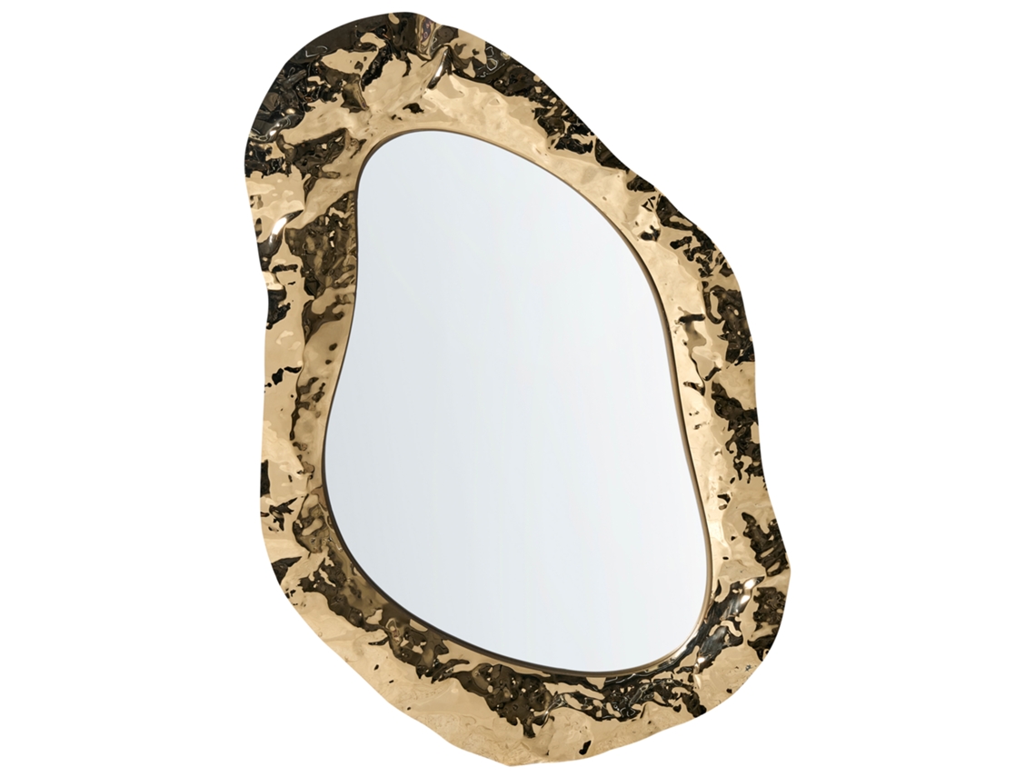 Jossigny De Aço Inoxidável Dourado 52x5x79 Beliani