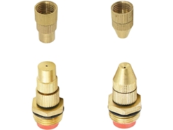 Adaptador Macho De 1/2" Para Jardín - Boquilla Nebulización Hembra Latón