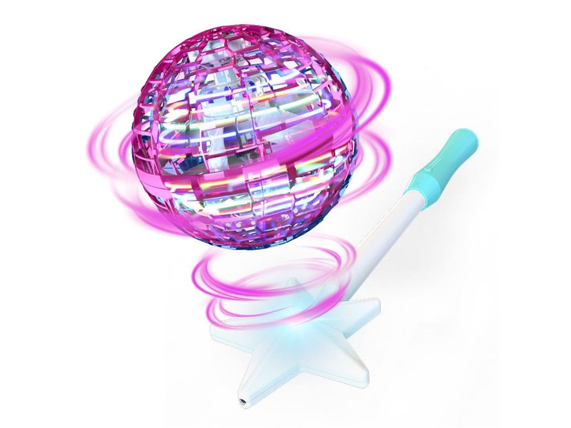 Ats-juguete Volador Rotatsorio Con Inducción, Led Luminoso, Antiestrés, Ufo, Avión, Pelota Voladora
