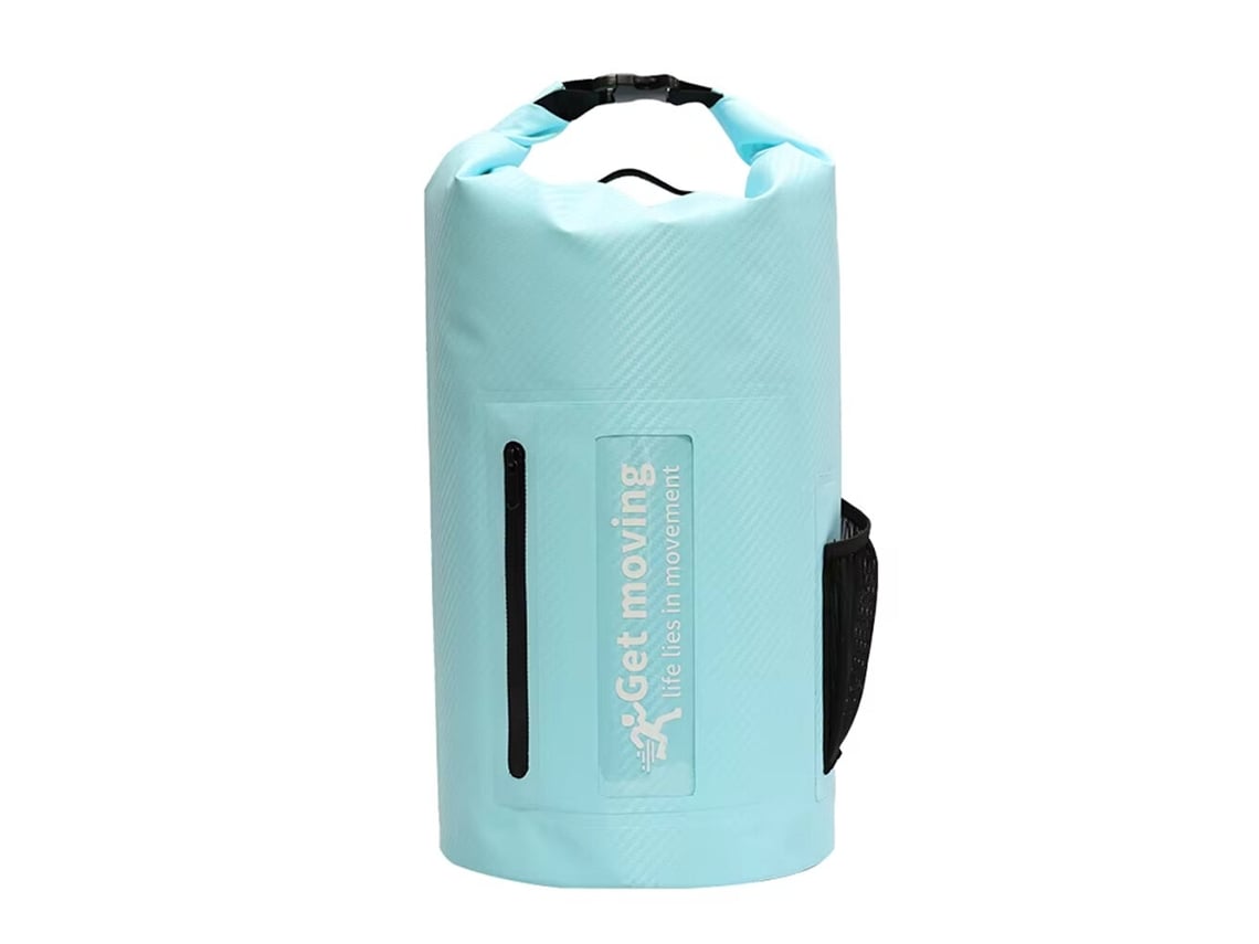 Waverite Bolsa Estanque Fibra Carbono Preta 10l Tipo Mochila Mão Impermeável Praia Natação Ar Livre
