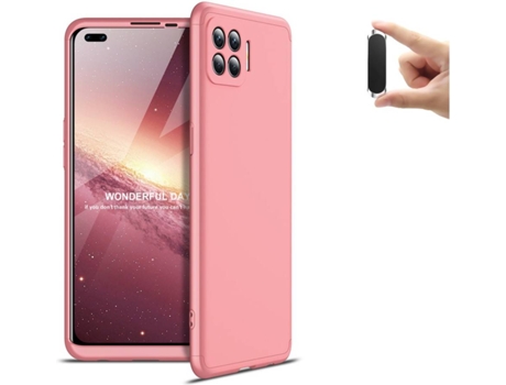 Funda y Soporte Oppo A73 5G PHONESHIELD Slim Armor 360º Rosa