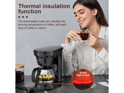 Cafetera Sokany Cm102, 6 Tazas (750 Ml), A Prueba De Fugas, 650 W, Ideal Para El Hogar O La Oficina.